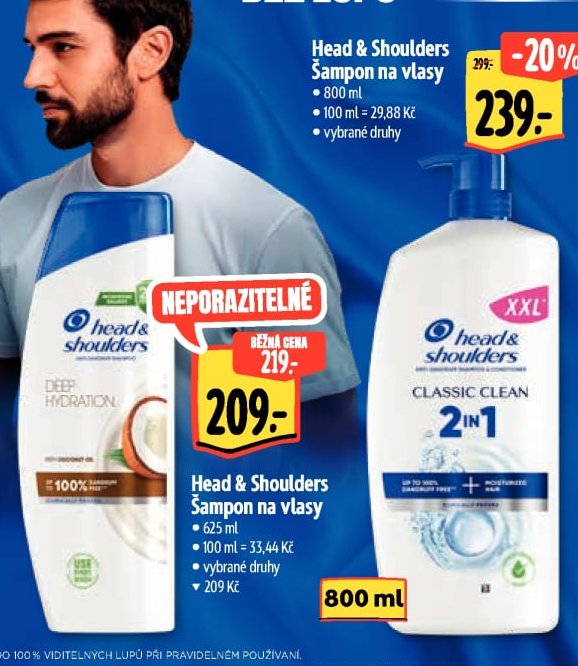 Head & Shoulders Šampon na vlasy