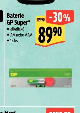 Baterie GP Super