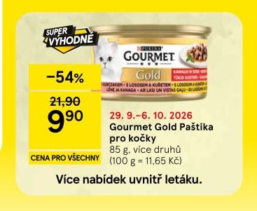 Gourmet Gold Paštika pro kočky