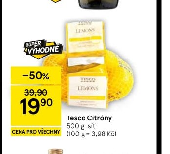 Tesco Citróny