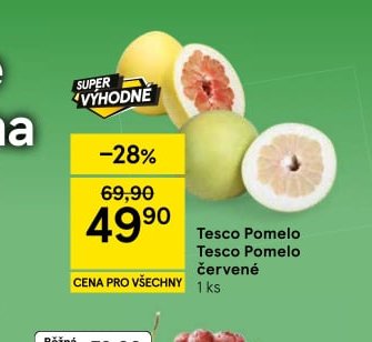 Tesco Pomelo červené