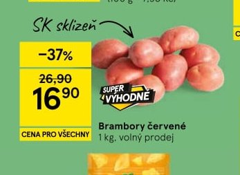 Brambory červené