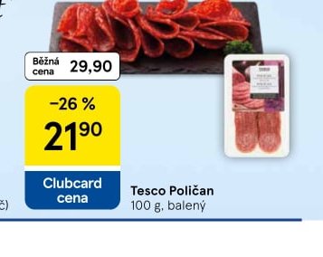 Tesco Poličan 100 g