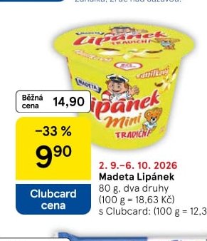 Madeta Lipánek 80 g