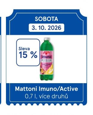 Mattoni Imuno/Active 0,7 l, více druhů