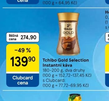 Tchibo Gold Selection Instantní káva