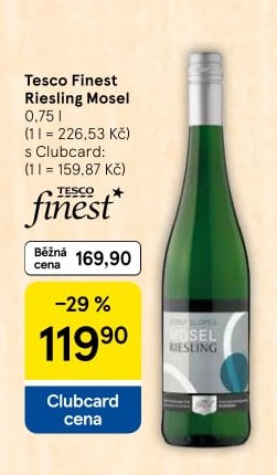Tesco Finest Riesling Mosel
