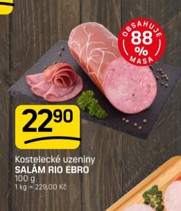 Kostelecké uzeniny SALÁM RIO EBRO