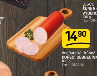 Vodňanská drůbež KUŘECÍ DEBRECÍNKA