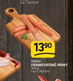 Sláma FRANKFURTSKÉ PÁRKY