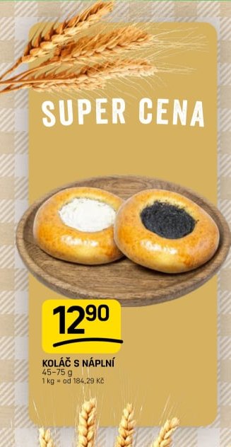 KOLÁČ S NÁPLNÍ