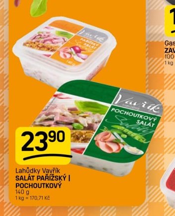 Lahůdky Vavřík SALÁT PAŘÍŽSKÝ | POCHOUTKOVÝ