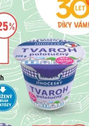 Madeta Jihočeský tvaroh polotučný 250 g