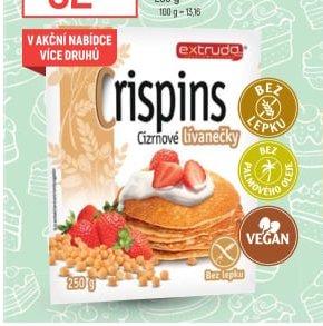 Crispins Cizrnové lívanečky 250 g
