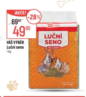 VÁŠ VÝBĚR Luční seno 1 kg