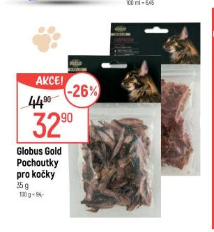 Globus Gold Pochoutky pro kočky 35 g