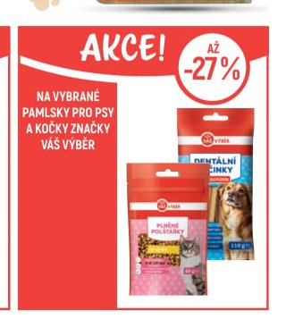VÁŠ VÝBĚR Dentální cinky a plněné polštářky