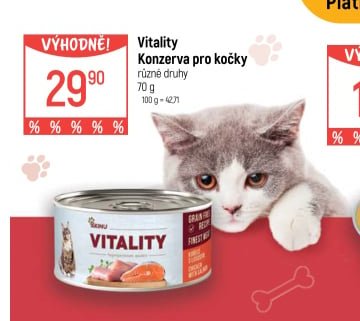 Vitality konzerva pro kočky