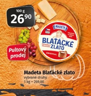 Madeta Blaťácké zlato