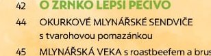 OKURKOVÉ MLYNÁŘSKÉ SENDVIČE s tvarohovou pomazánkou