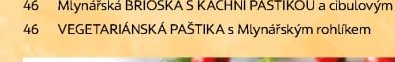 VEGETARIÁNSKÁ PAŠTIKA s Mlynářským rohlíkem