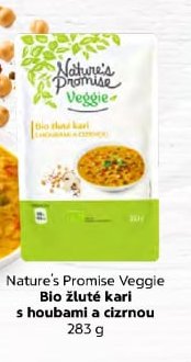 Nature's Promise Veggie Bio žluté kari s houbami a cizrnou