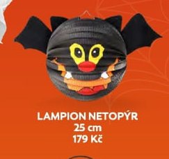 LAMPION NETOPÝR 25 cm