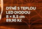 Dýně s teplou LED diodou
