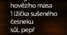 sušený česnek