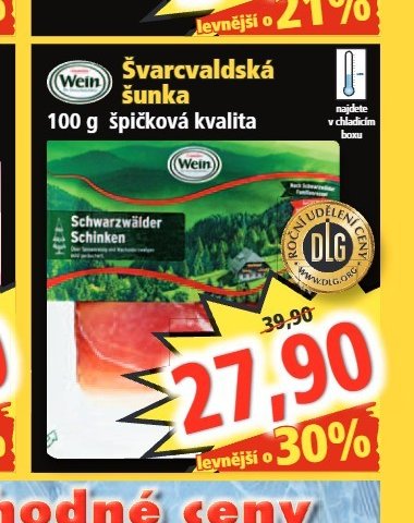 Wein Švarcvaldská šunka 100 g