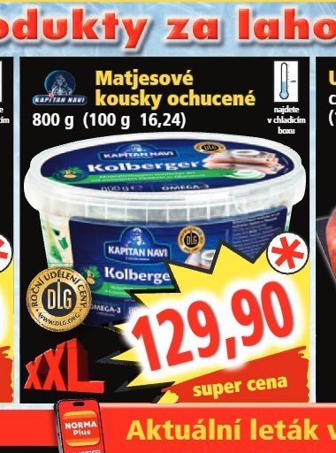 Kapitan Navi Matjesové kousky ochucené 800 g