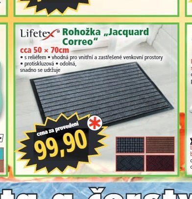 Lifetex Rohožka Jacquard Correo