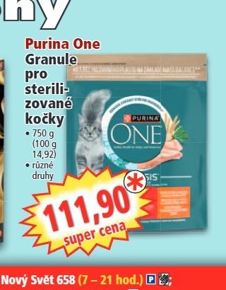 Purina One Granule pro sterilizované kočky