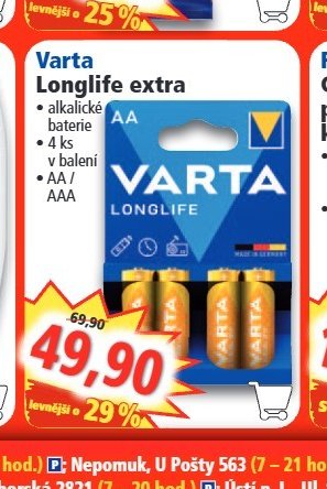 Varta Longlife extra