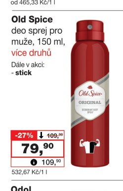 Old Spice deo sprej