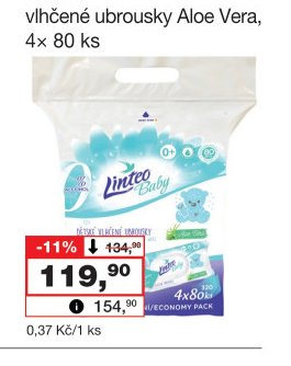 Linteo vlhčené ubrousky