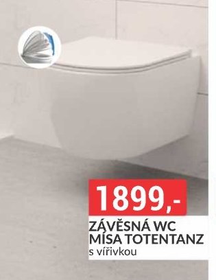 ZÁVĚSNÁ WC MÍSA TOTENTANZ s vířivkou