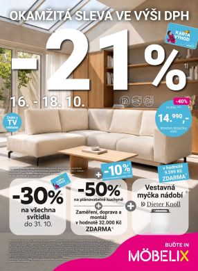 aktuální leták Möbelix 12.10.2026-25.10.2026