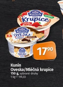 Kunín Oveska/Mléčná krupice