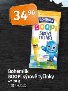 Bohemilk BOOPI sýrové tyčinky