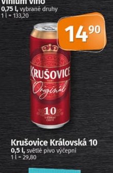 Krušovice Královská 10
