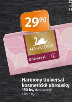 Harmony Universal kosmetické ubrousky