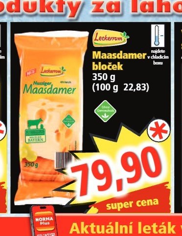 Leckerrom Maasdamer bloček