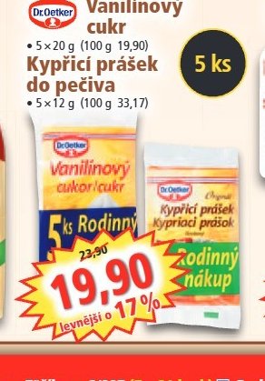 Vanilinový cukr / Kypřící prášek do pečiva