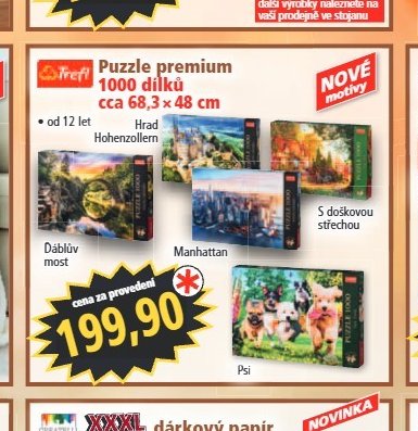 Puzzle premium 1000 dílků