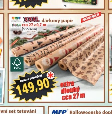 XXXL dárkový papír