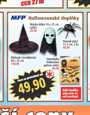 Halloweenské doplňky