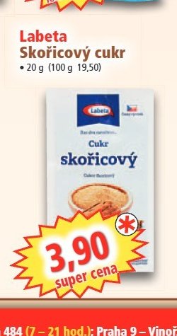 Labeta Skořicový cukr