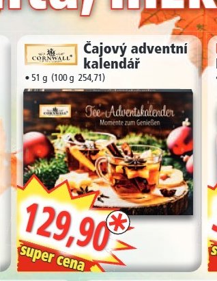 Čajový adventní kalendář