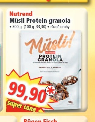 Nutrend Müsli Protein granola